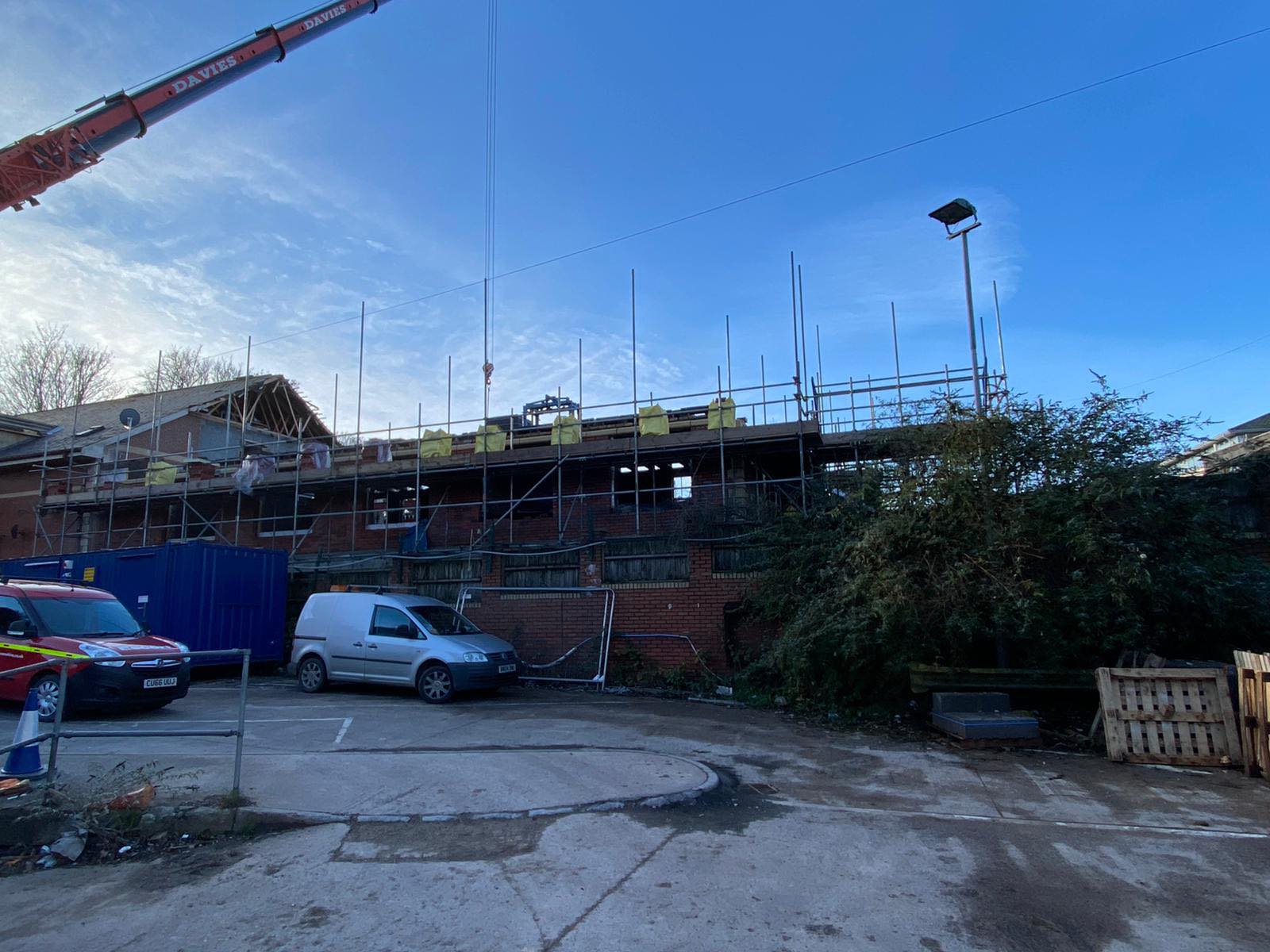 Scaffolding work at Care Home